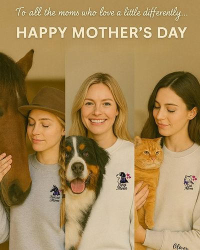 To the moms who love with paws 🐾, whiskers 🐱, wagging tails 🐶, and gentle neighs 🐴 —
Happy Mother’s Day to all the amazing pe...