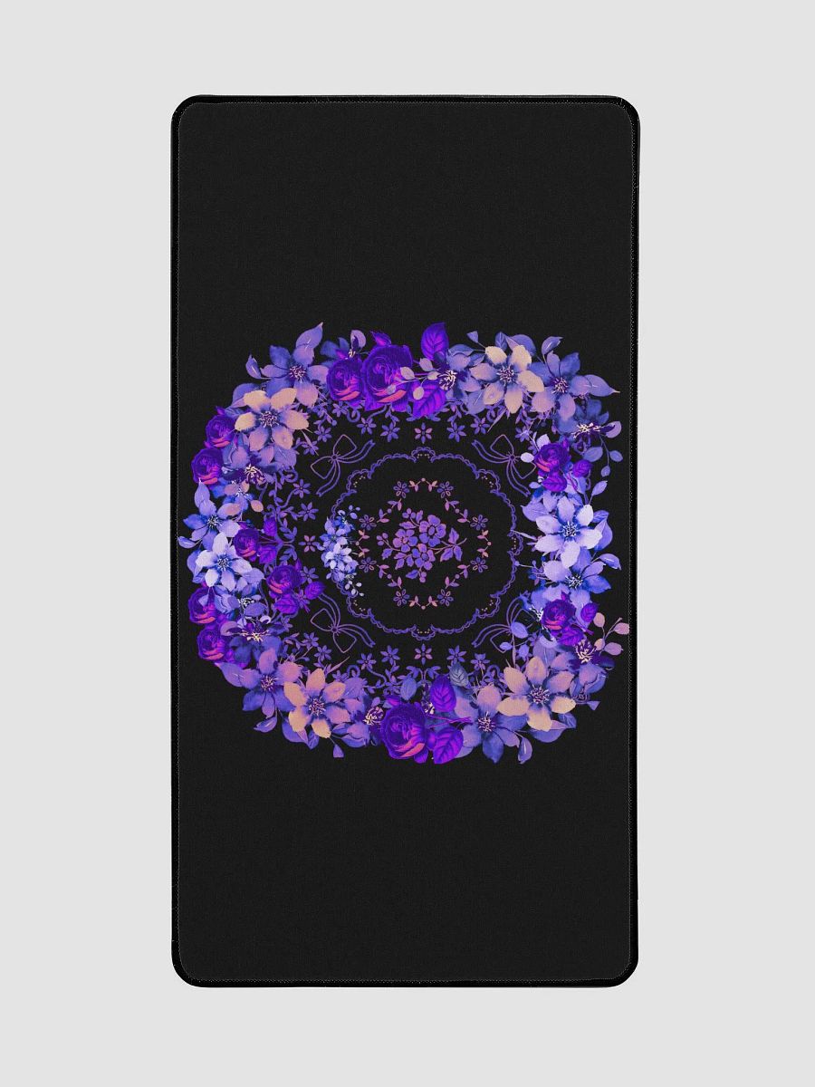 Violet Floral Blossom Desk Mat product image (3)