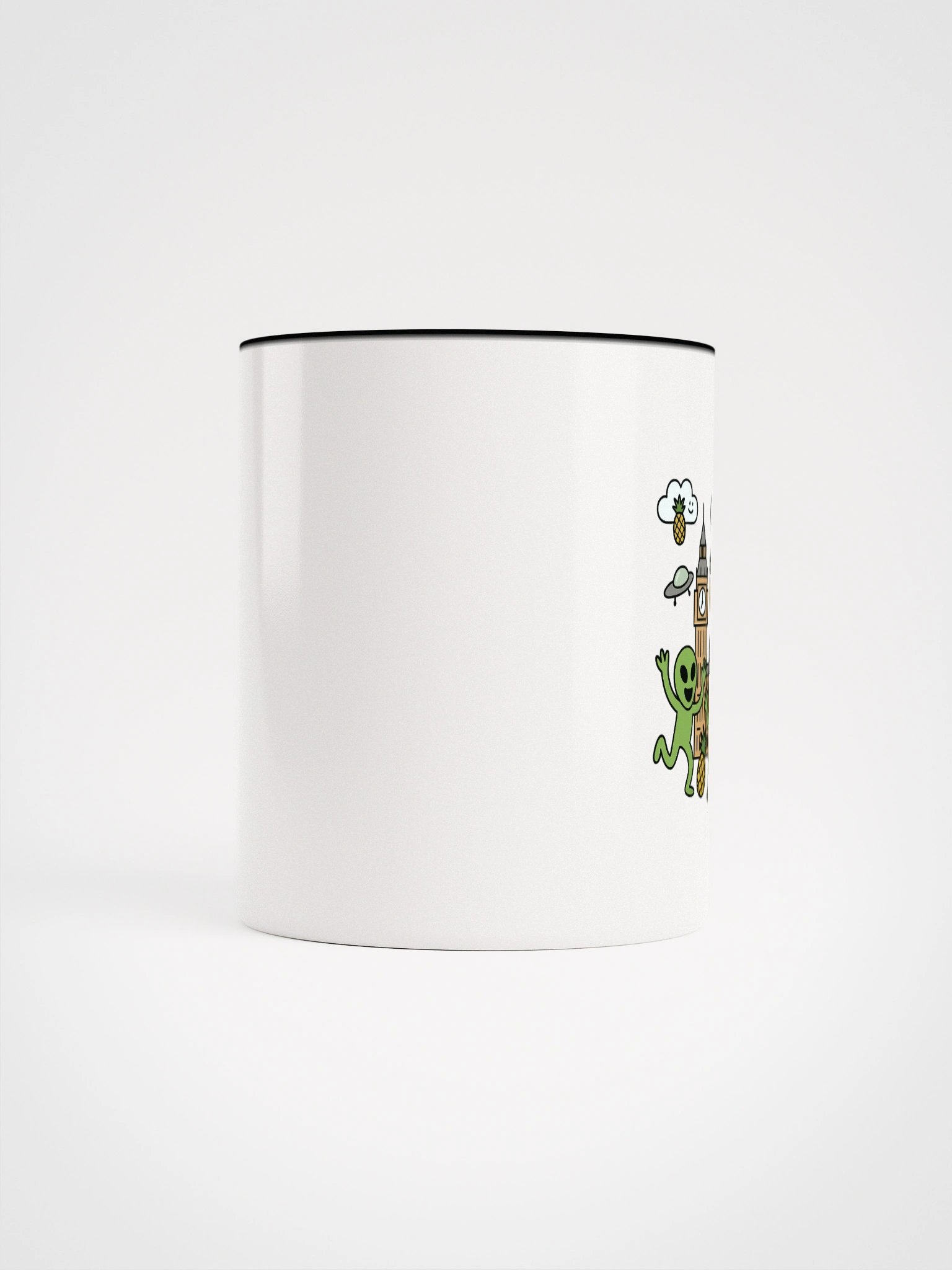 Martians Take London! Roswell Aliens at Big Ben Mug product image (57)
