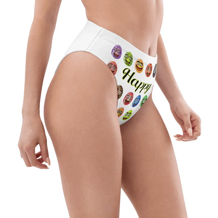 Happy Emoji All-Over Print Bikini Bottoms product image (2)