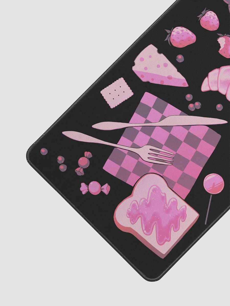 brunch time // XL desk mat product image (4)