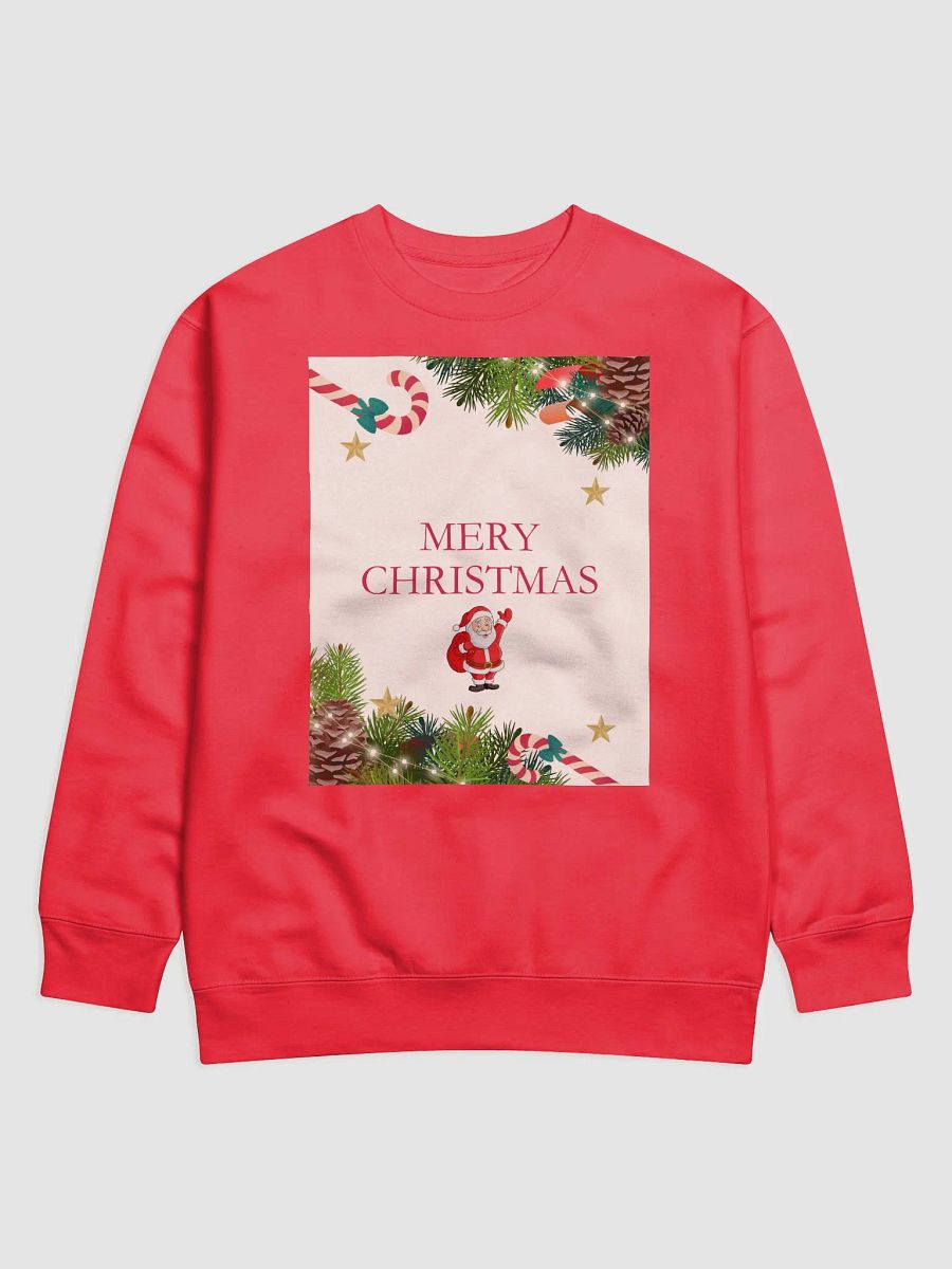 Santa's Greetings Premium Christmas Sweatshirt by Everlyn Riche product image (1)