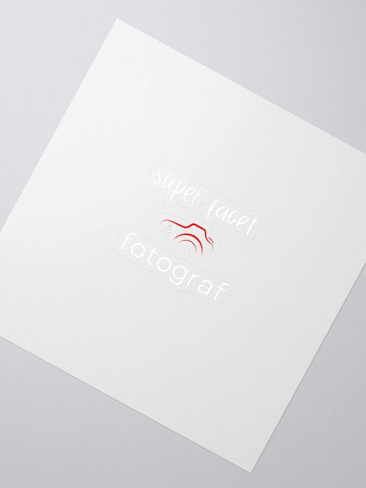 Super facet fotograf - naklejka product image (5)