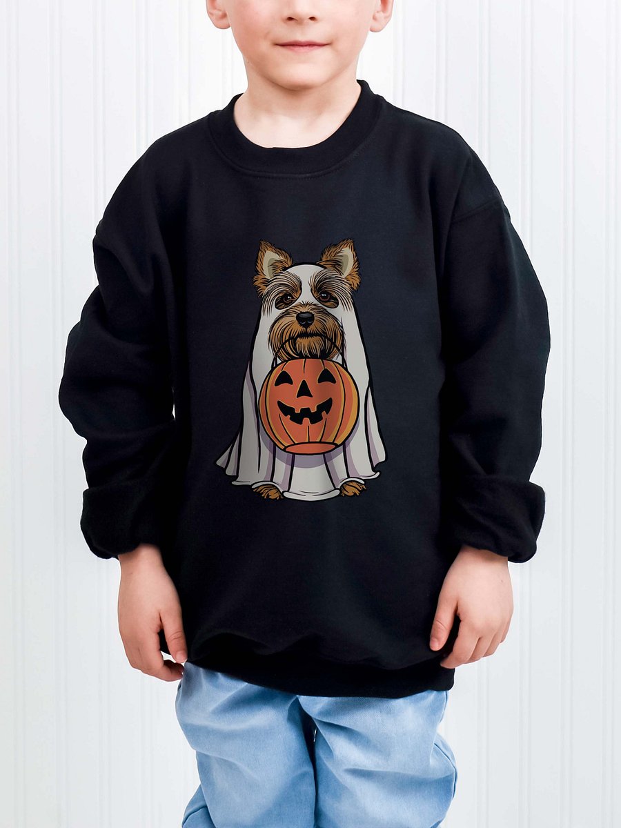 Halloween Yorkshire Terrier Youth Sweatshirt product image (1)