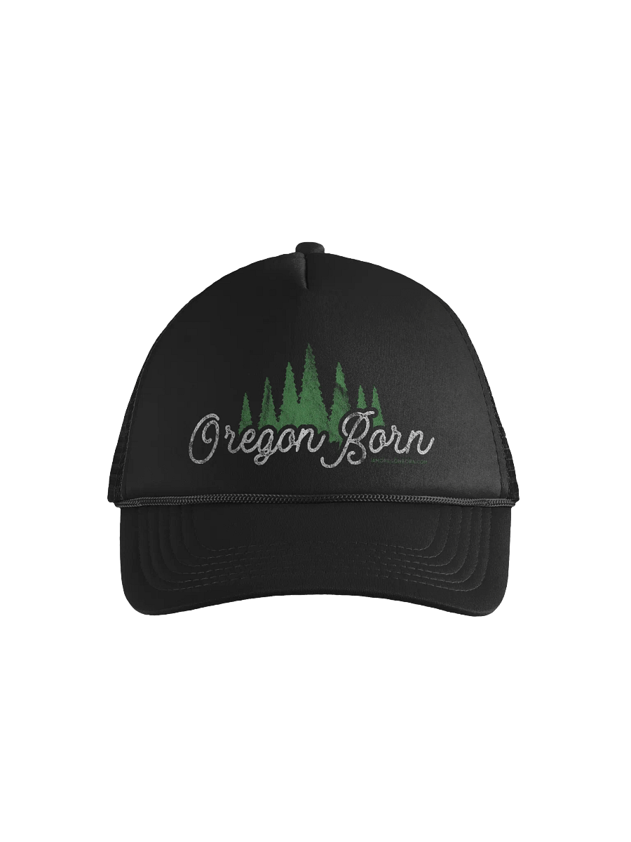 Oregon Born with Trees Foam Trucker Hat product image (1)