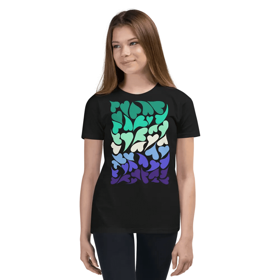Nestled PRIDE Gay T-shirt (Youth) product image (5)