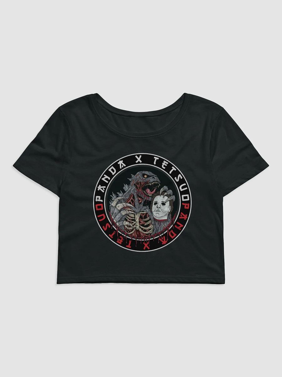God of Carnage Bella+Canvas Women's Crop Tee (Northern Lotus Design) product image (1)