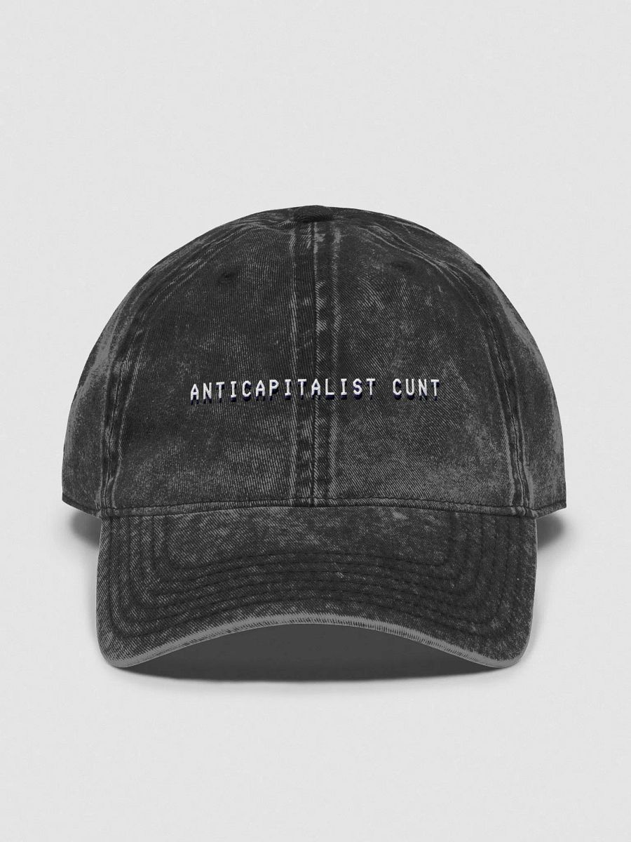 ANTICAPITALISTIC C*NT vintage wash dad hat product image (3)