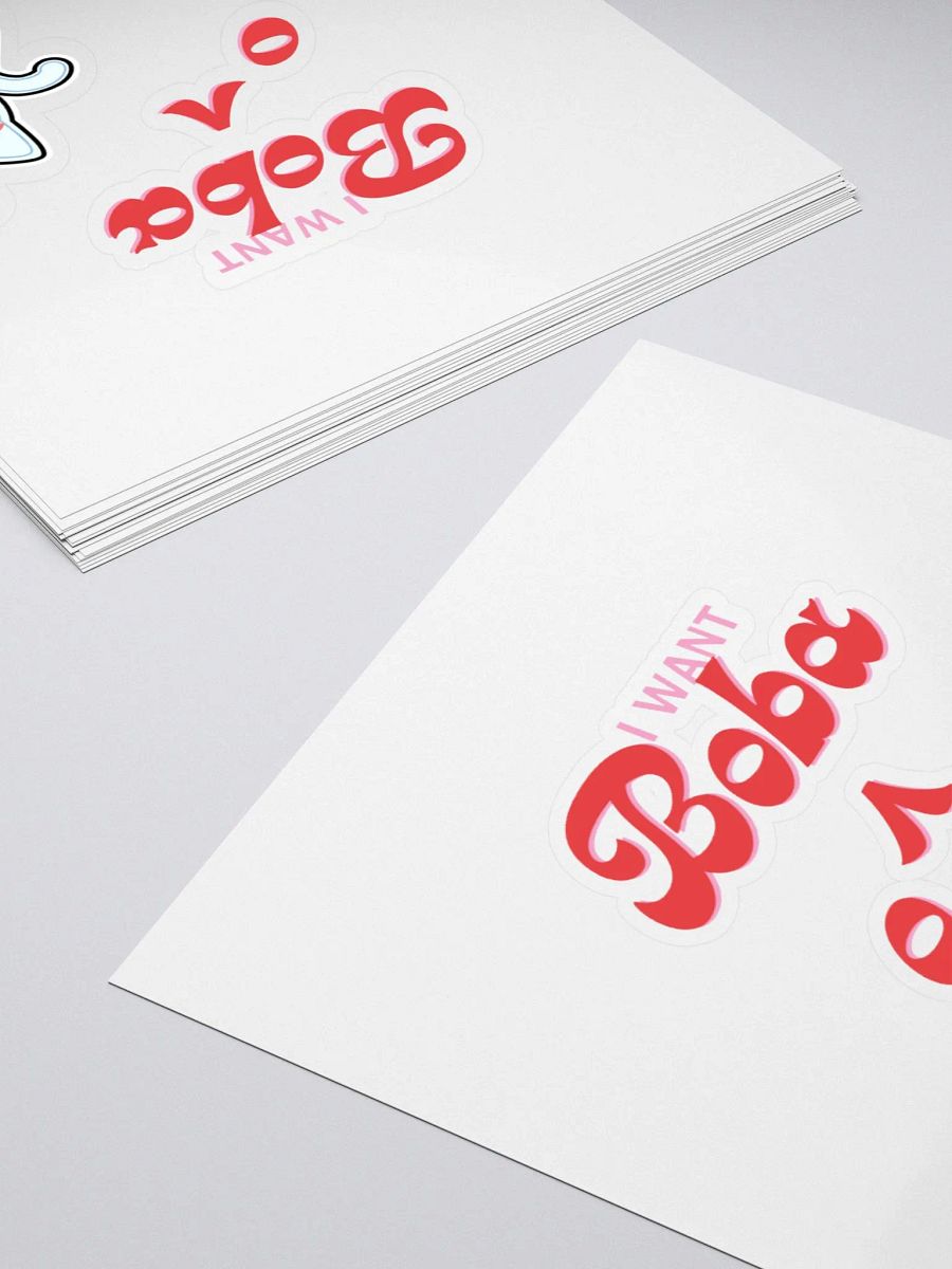 Boba Sticker Matte product image (4)
