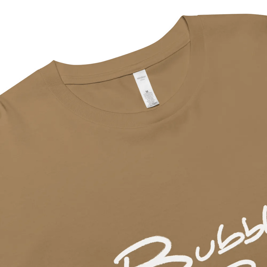Bubbly and a B*tch (white design) printed cotton crop top product image (16)