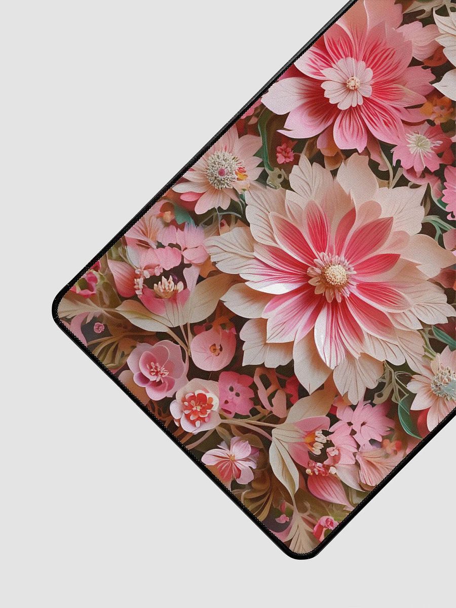 Desk Mat (31.5x15.5 inches) - Pink Floral Design product image (3)