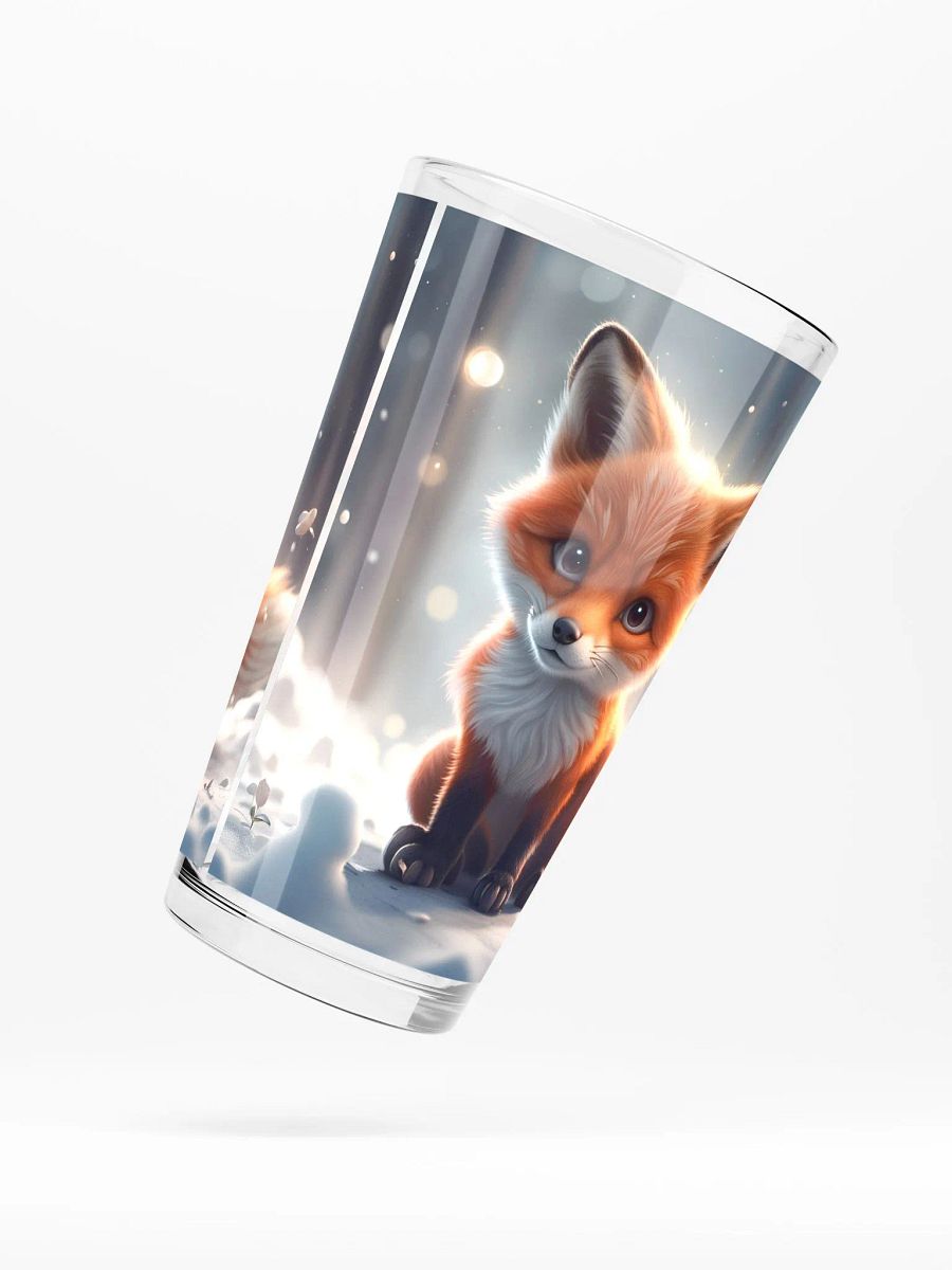 Snow Fox Pint Glass product image (5)
