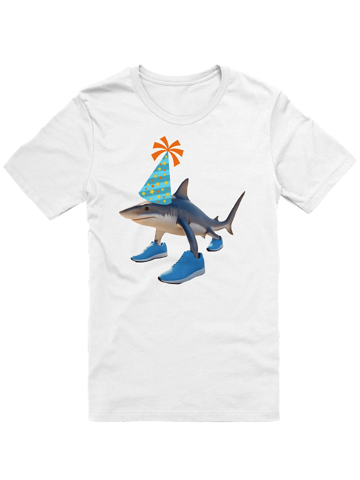 Tralalero Tralala Shark Birthday Hat T-Shirt product image (1)
