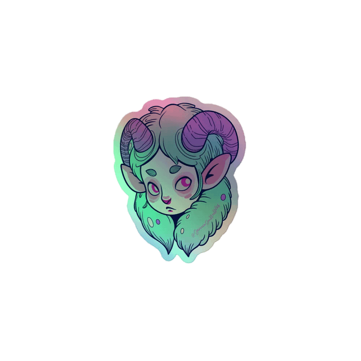 Dawn Faun | 3D Holographic Kiss-Cut Sticker product image (2)