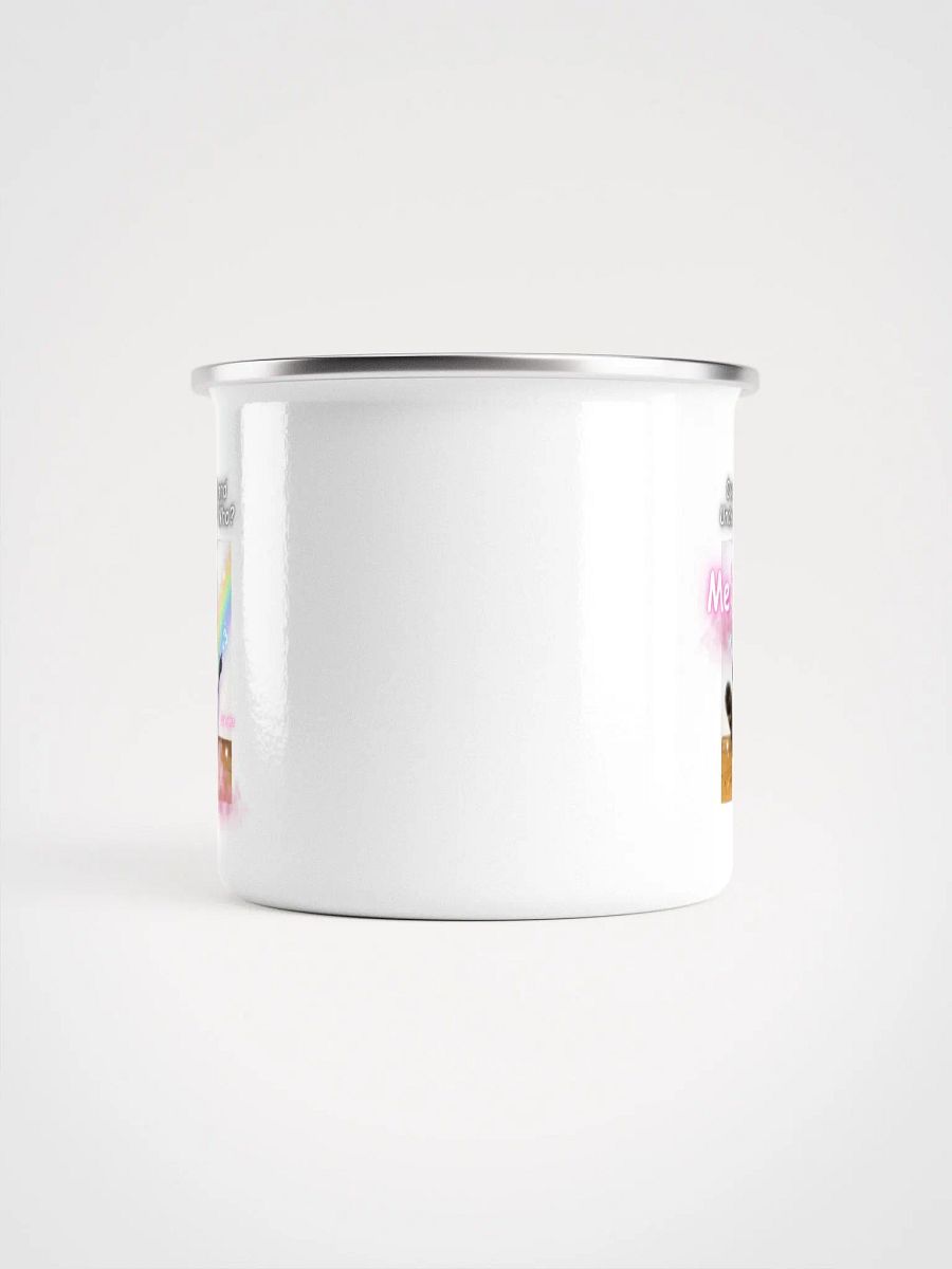 Overworked and Underfucked, Raccoon Cowboy, Enamel mug product image (2)