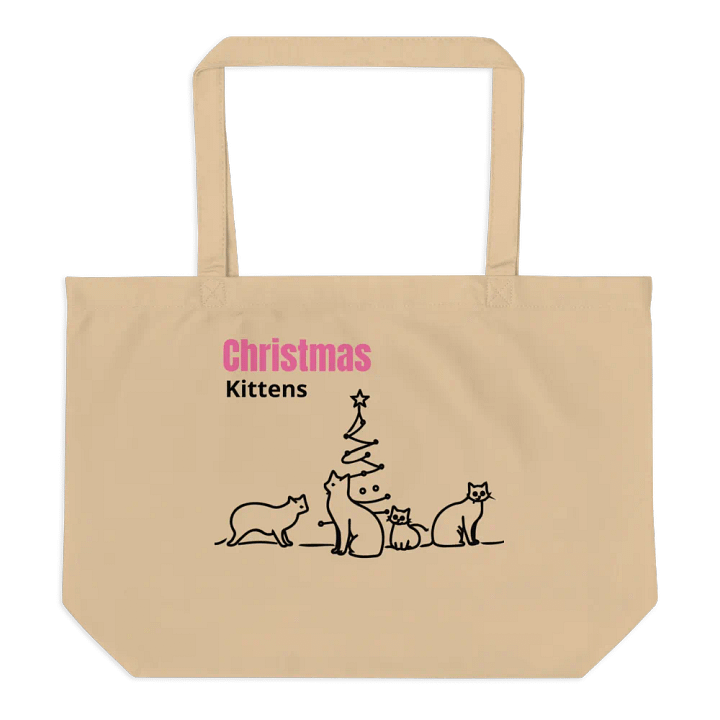 Econscious Organic Cotton Tote Bold Pink Christmas Tote Bag product image (2)