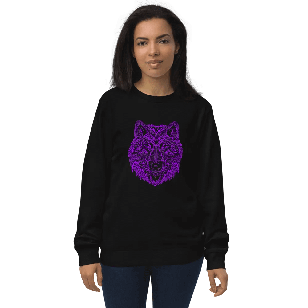Magenta Wolf Symmetry Sweatshirt product image (8)