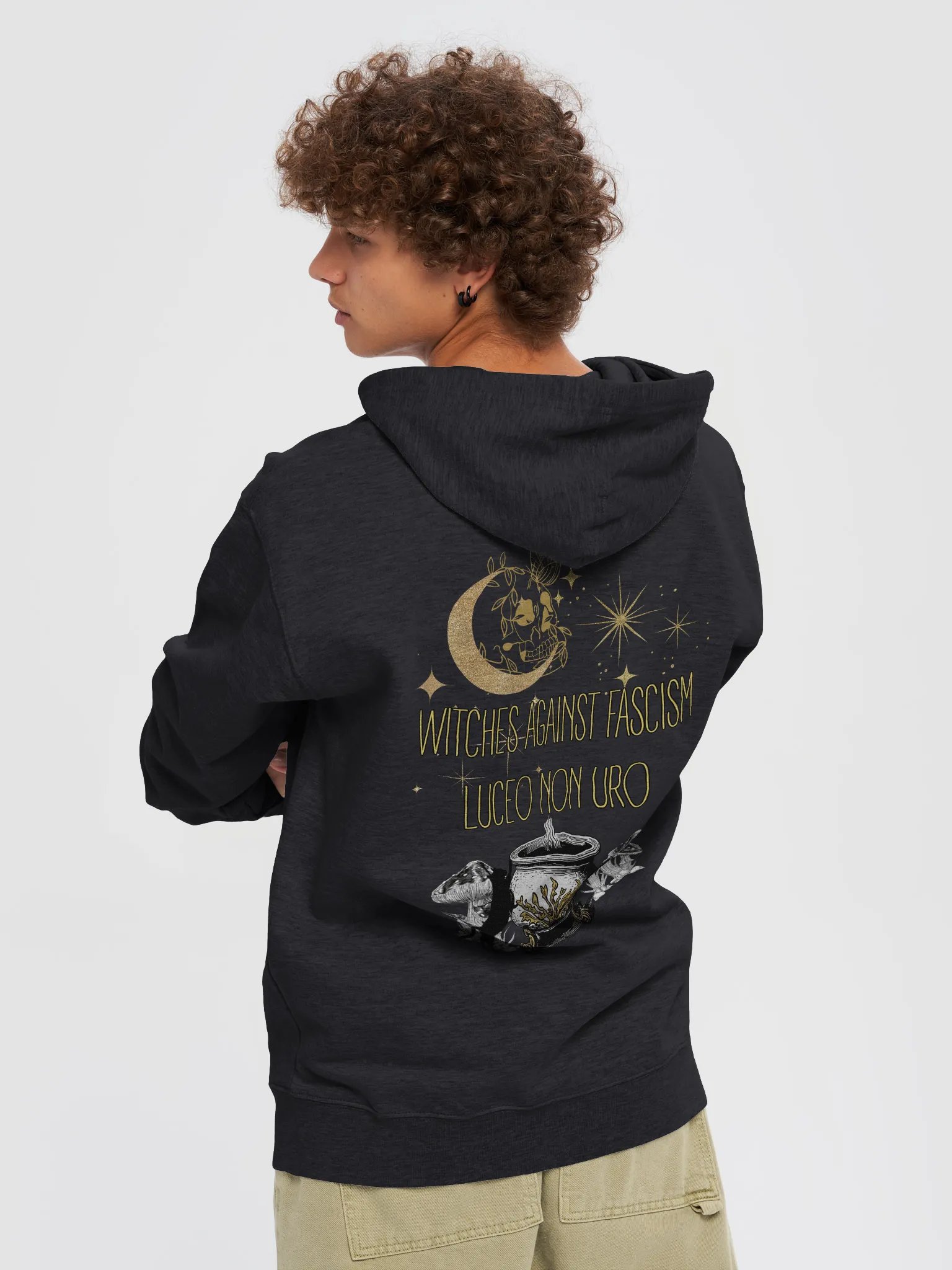 Witches Against Fascism - Zip Up Hoodie product image (6)