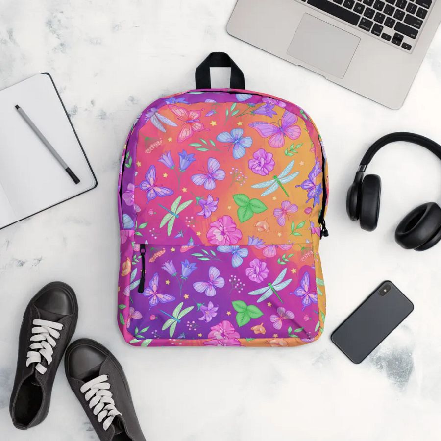 Whimsical butterfly Delight Backpack for girls and young ladies product image (12)