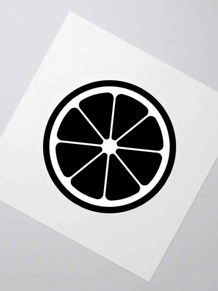 MIKAN Sticker(White×Black) product image (2)