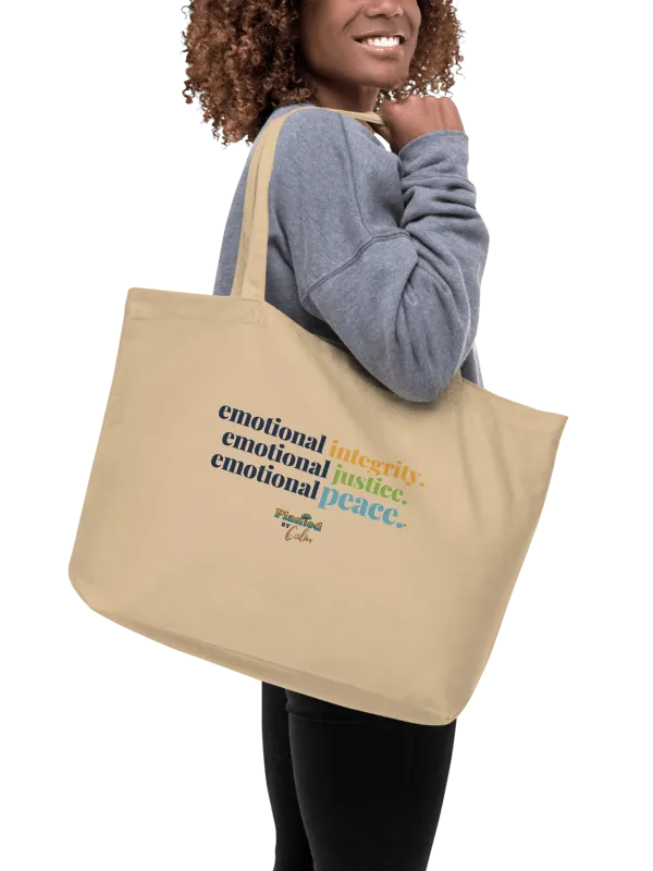 Official Planted By Calm | Calm Keepers Organic Cotton Tote product image (2)