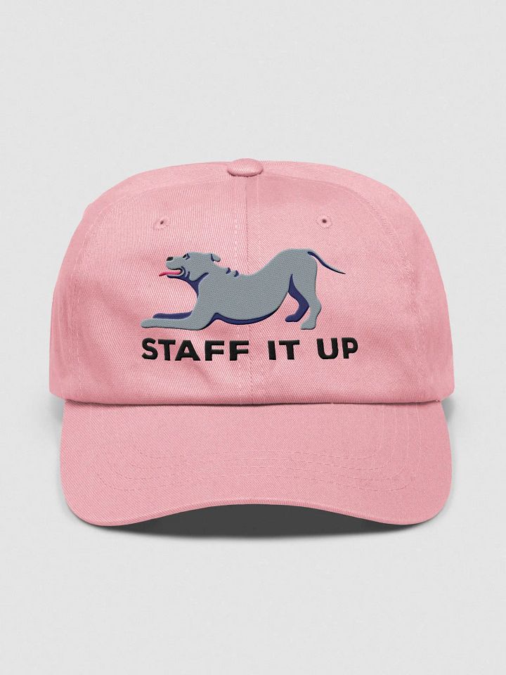 Staff It Up Classic Dad Hat(Embroidered) of a Staffordshire Terrier(Blue) product image (25)