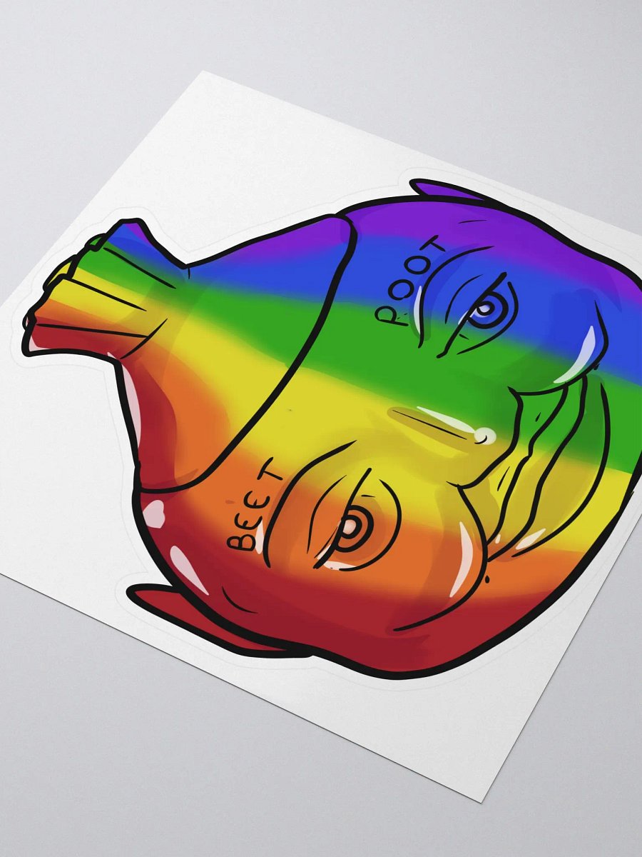 Poot of Pride bubble free stickers product image (3)