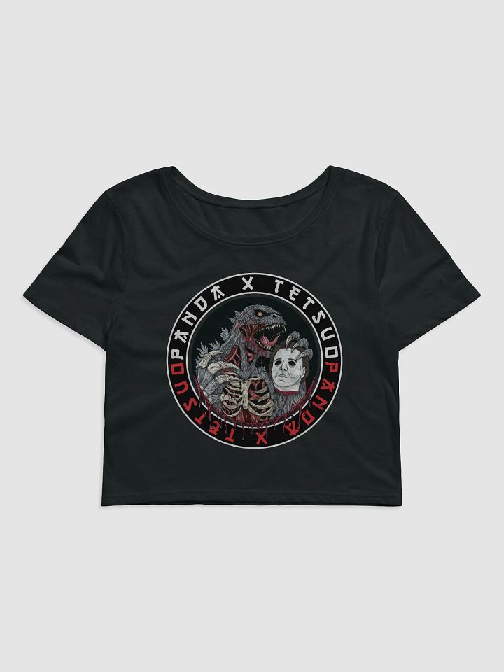 God of Carnage Bella+Canvas Women's Crop Tee (Northern Lotus Design) product image (1)