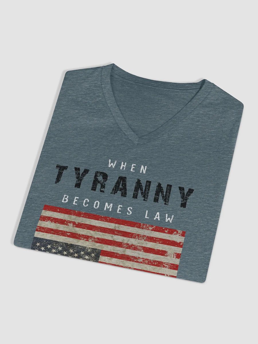 Tyranny / Resistance Women's Relaxed V-Neck T-Shirt - B product image (3)