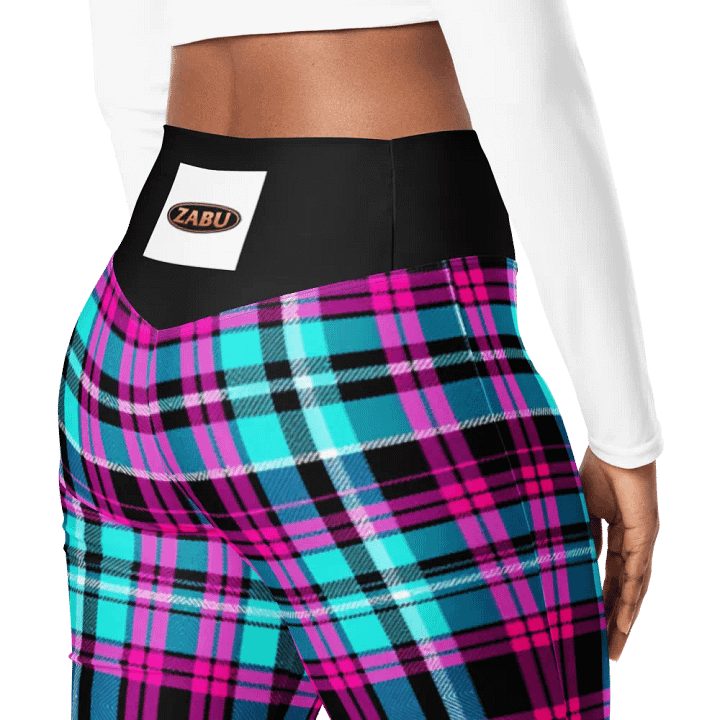Plaid Dream Flare Leggings product image (1)
