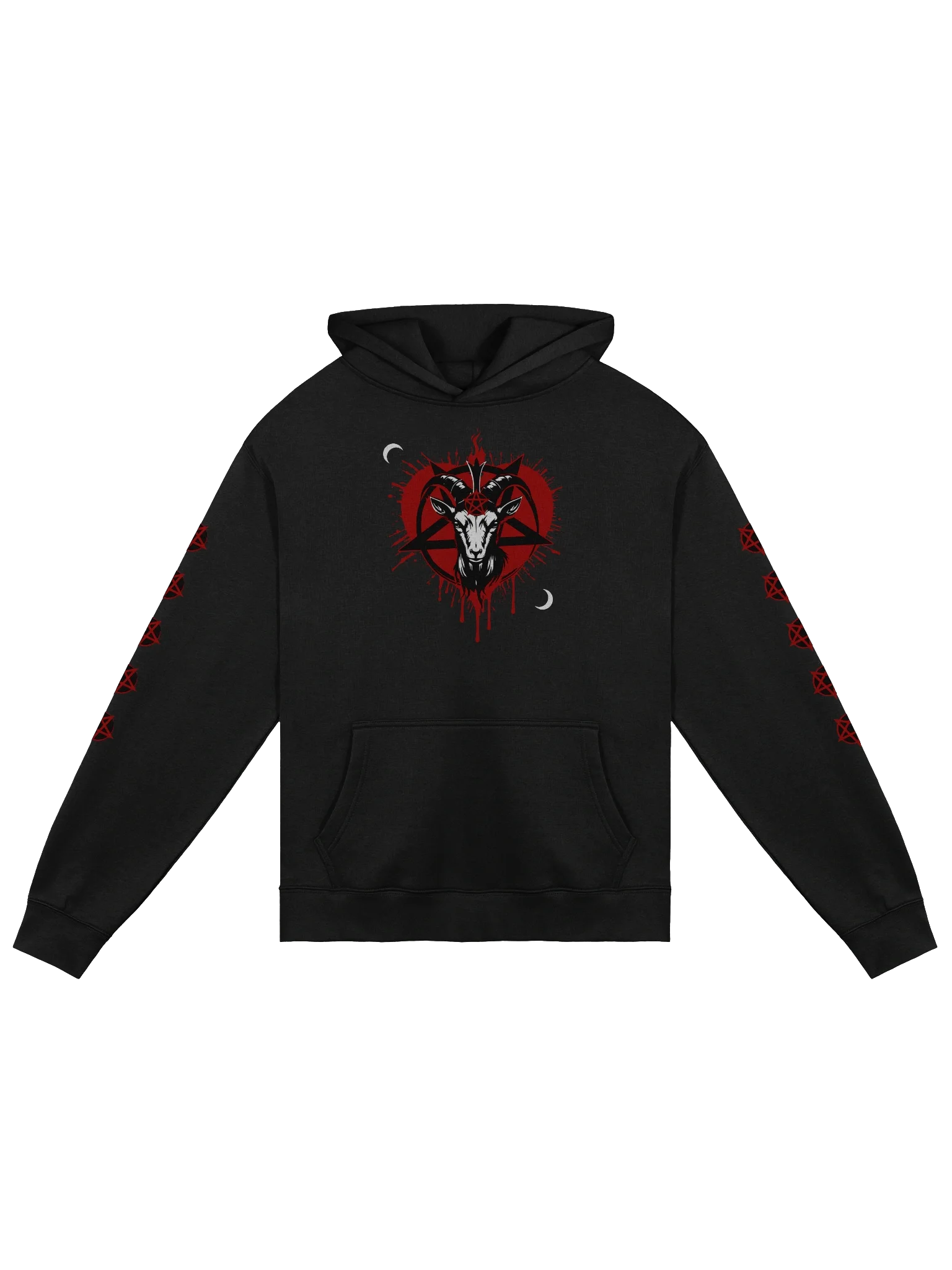 Baphomet Defiant Illumination Unisex Premium Hoodie product image (1)