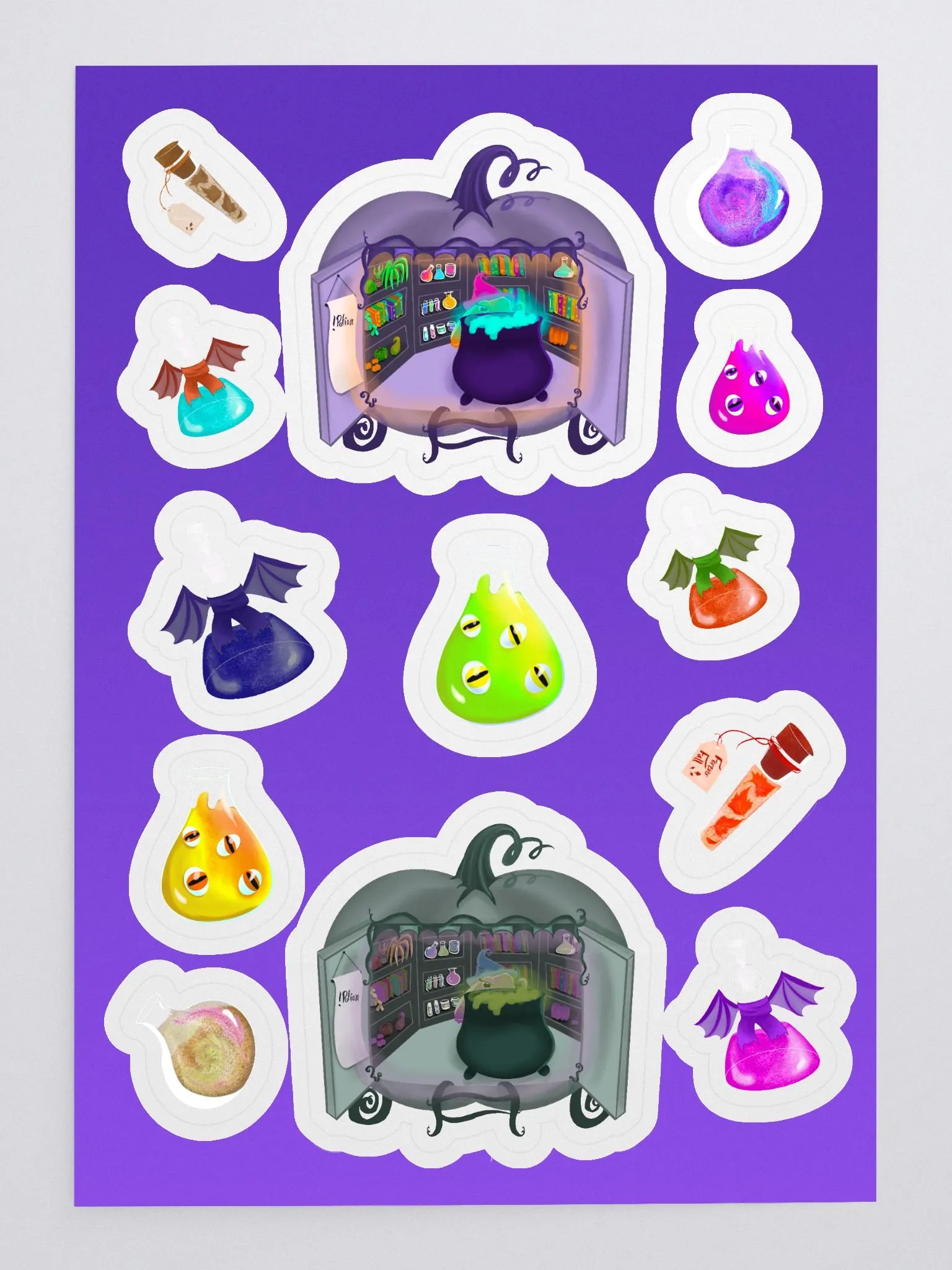 Potions Shop Sticker Sheet - Halloween Sticker Sheet #2 product image (3)