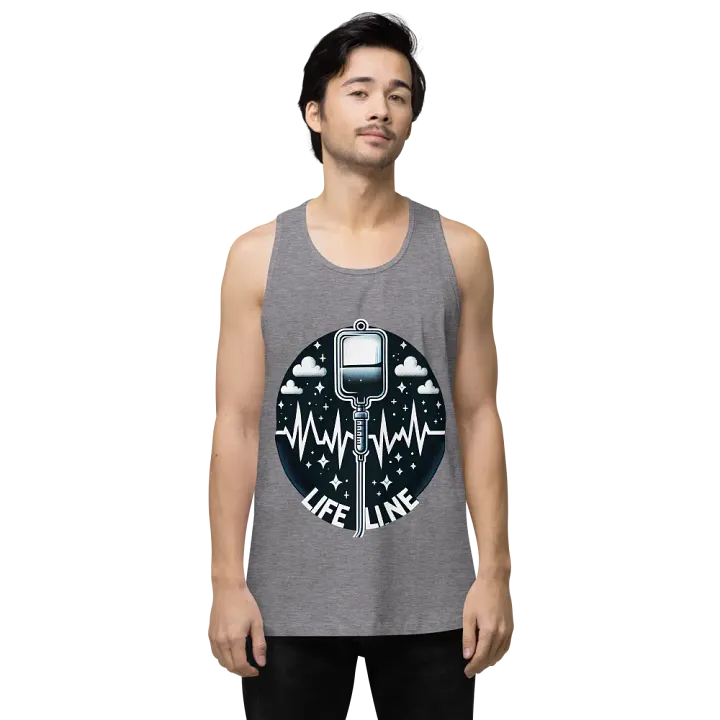 Lifeline EKG Men's Tank Top product image (5)