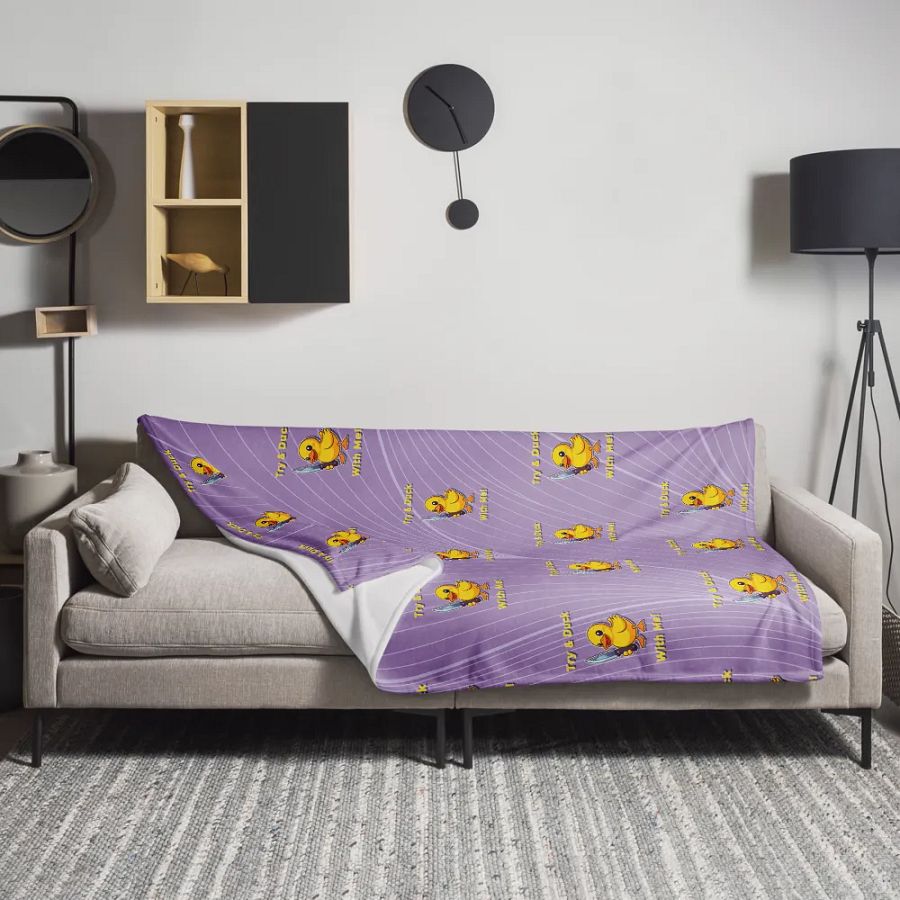 Quack & Slash Throw Blanket product image (11)