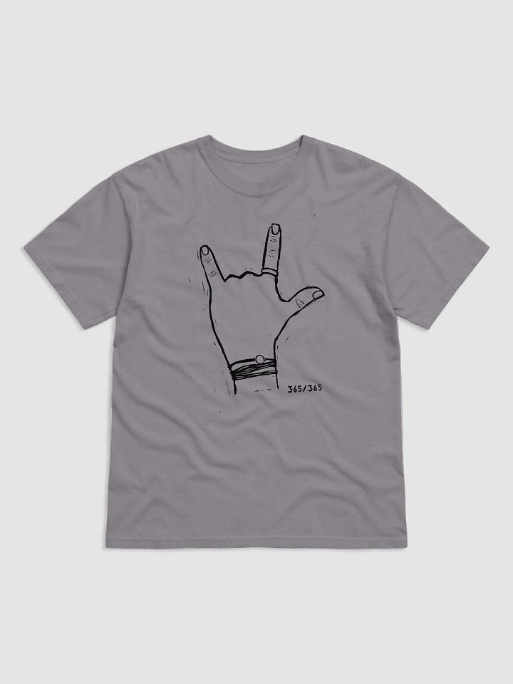 Linocut I Love You Short Sleeve Shirt product image (5)