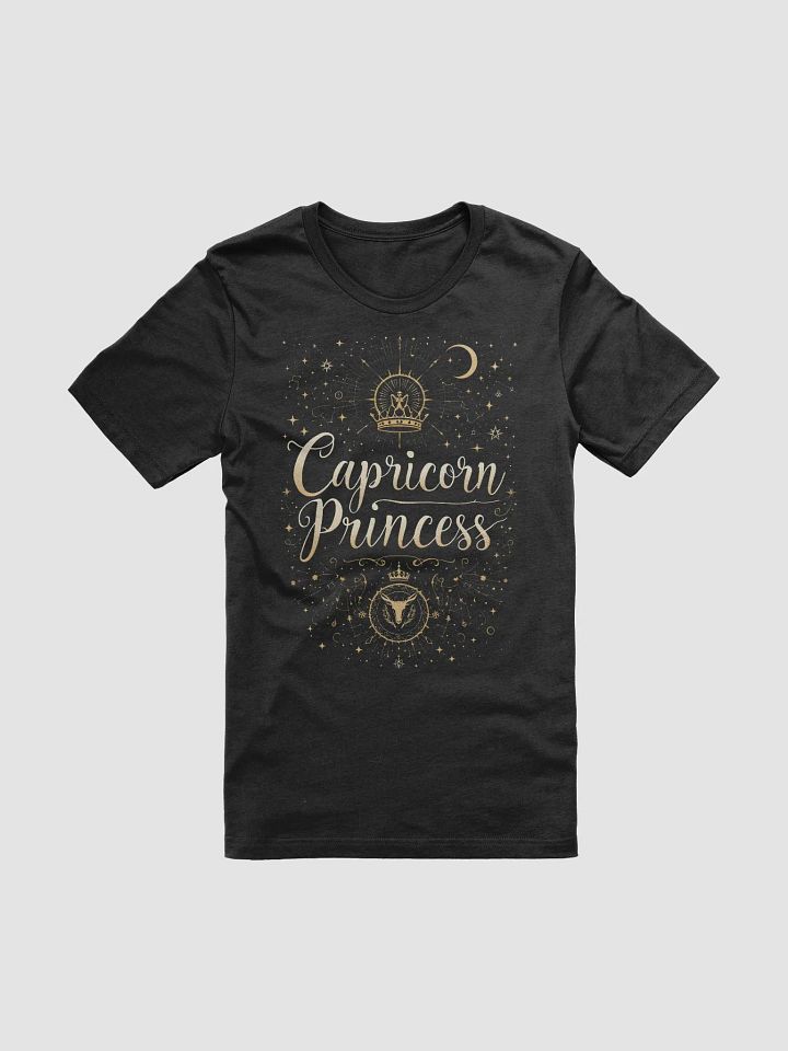 Capricorn Princess Crowned T-Shirt product image (1)