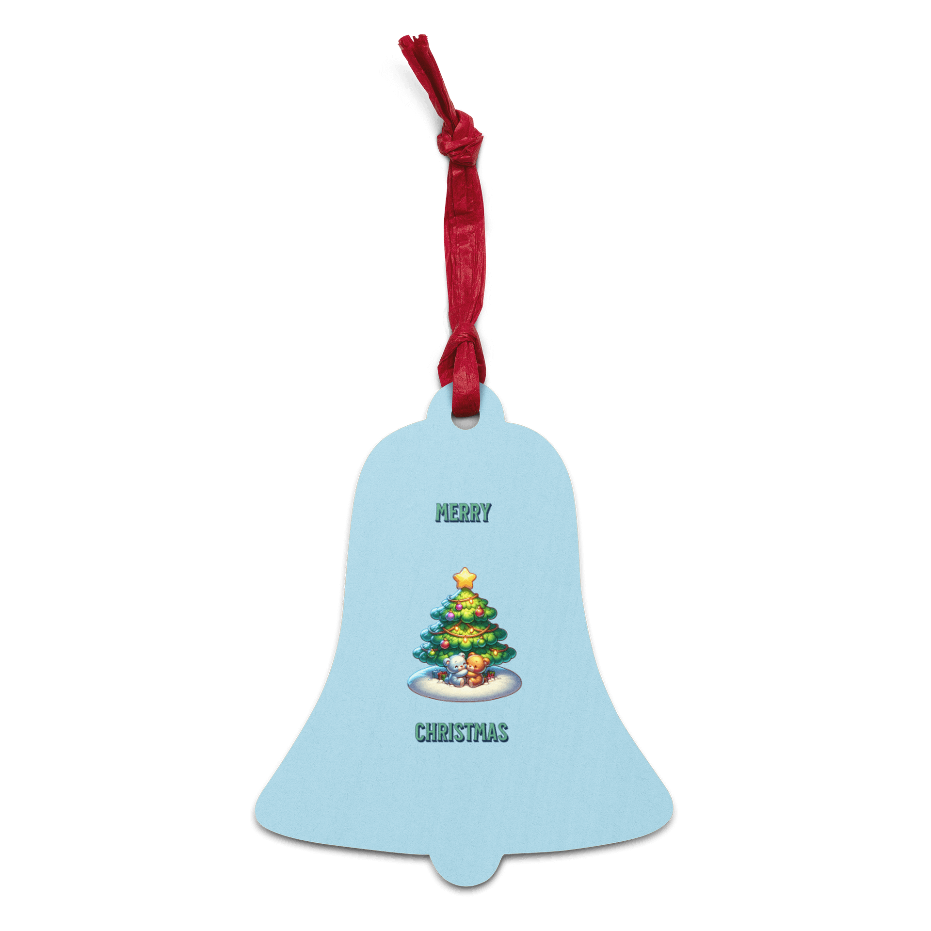 Festive Teddy Bear Ornament product image (1)