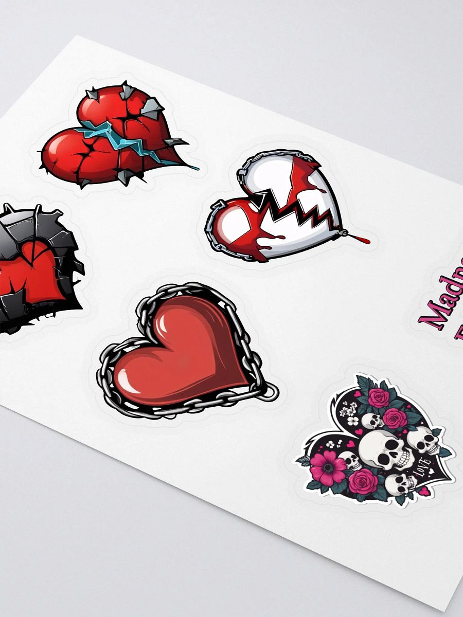 Red Heart Alt Girl Sticker Set - Collector's Sticker Pack product image (3)