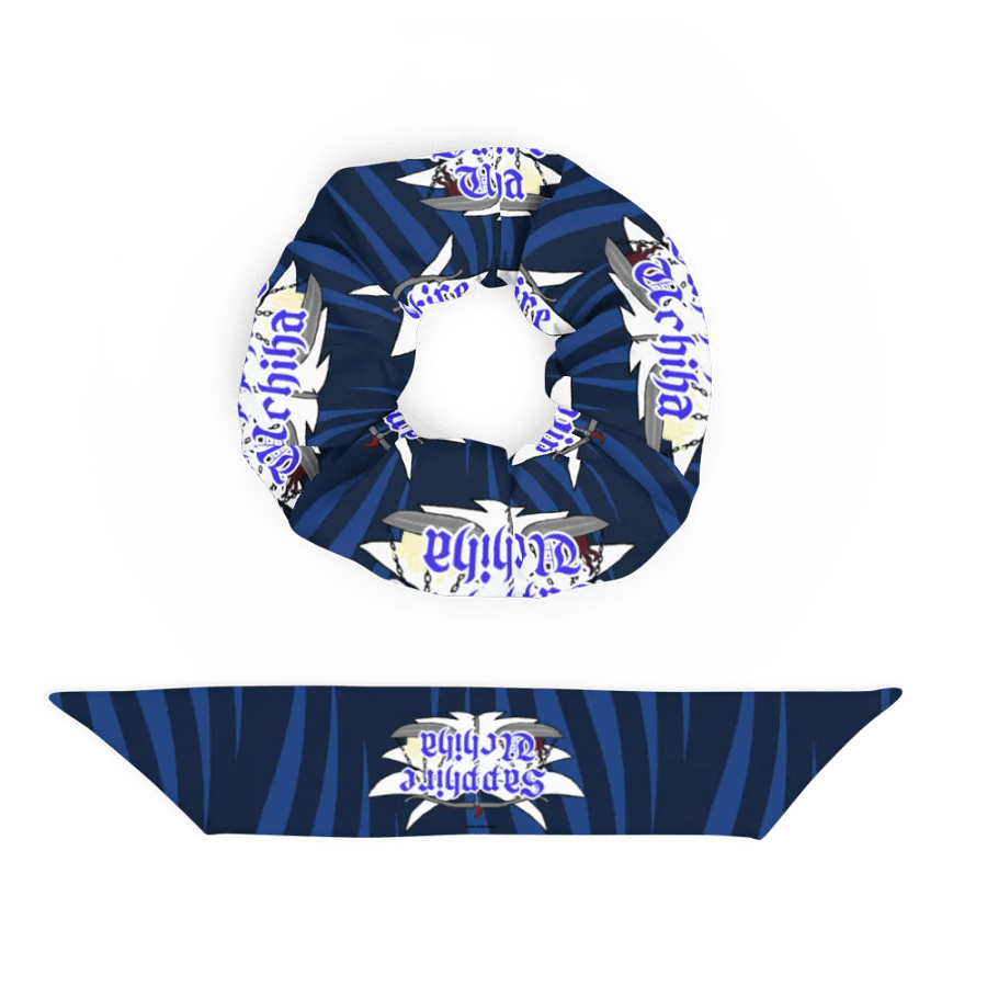 Sapphire Uchiha Logo Scrunchie product image (4)