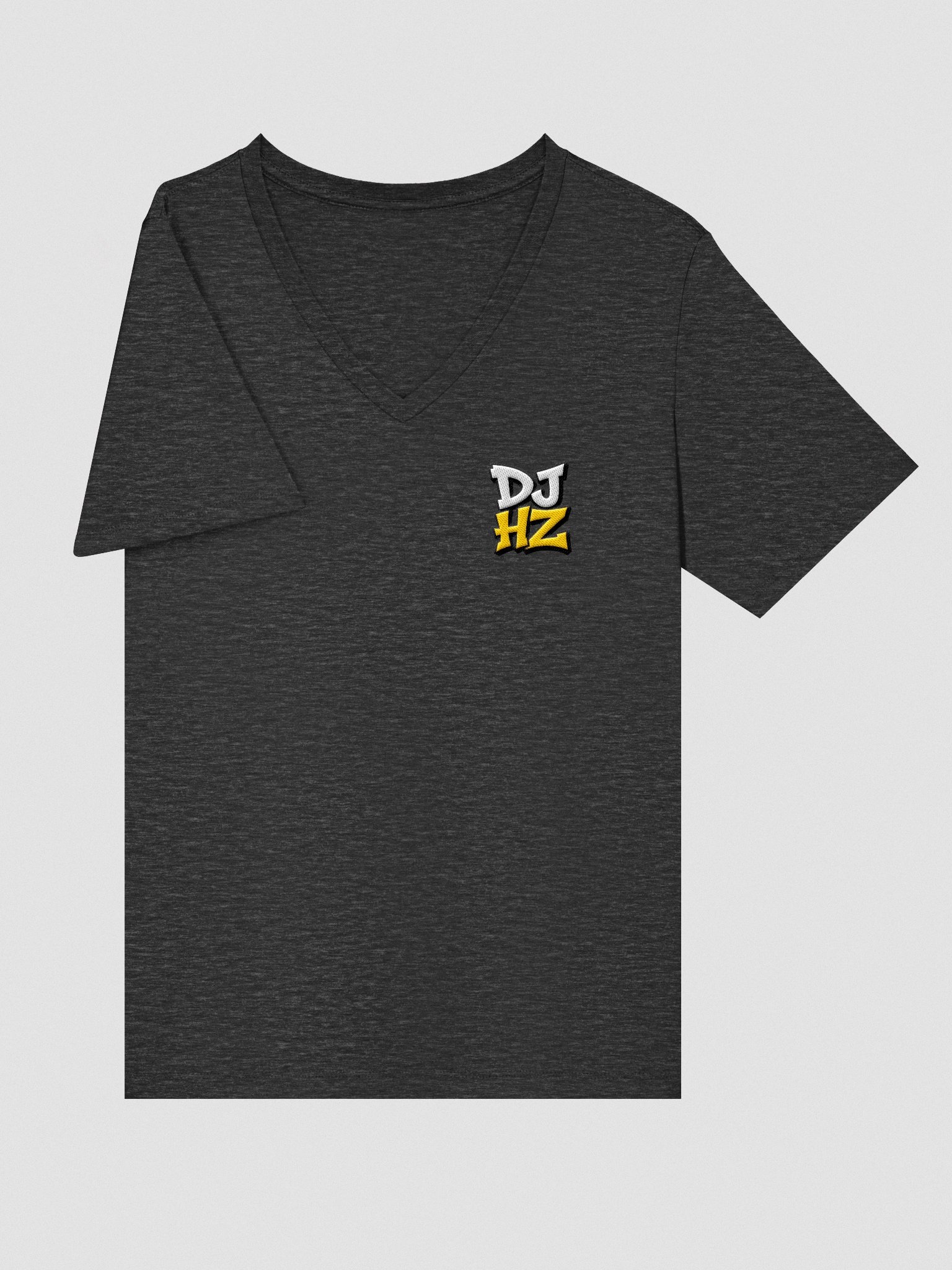DJ HZ Embroidered Women's V-Neck T-Shirt product image (5)