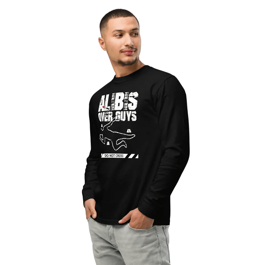 CrimeClothes Alibis Over Guys Crime Scene Long Sleeve T-Shirt product image (3)