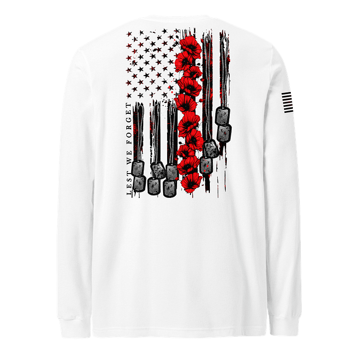 Dog Tag Flag: Poppy Edition Long Sleeve product image (9)