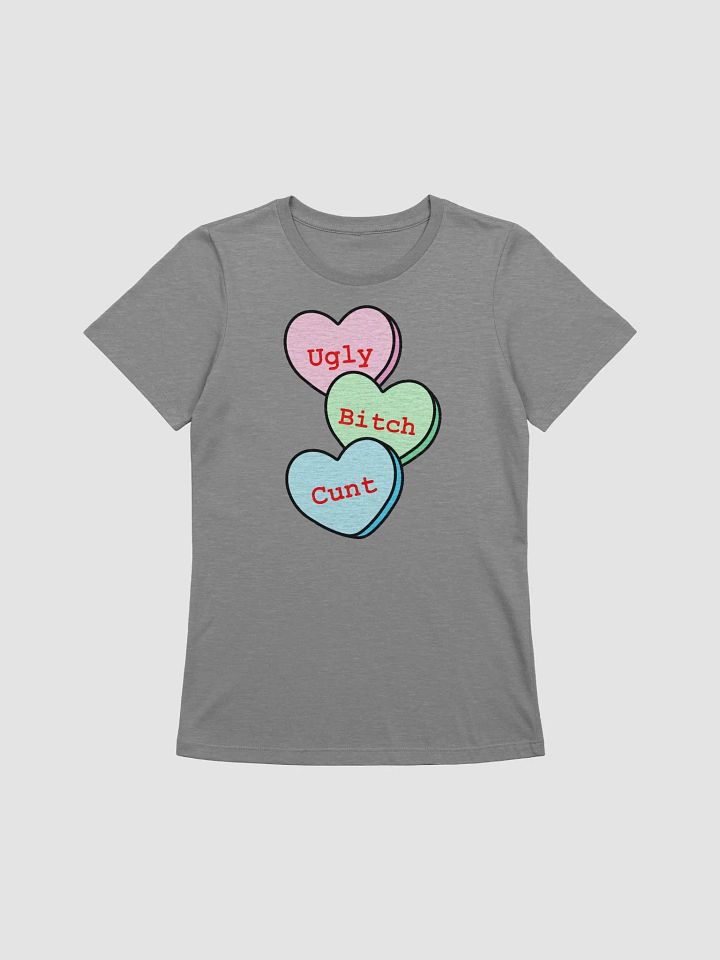 Baddie Candy Hearts Relaxed Fit Tee - Feminine Fit product image (2)