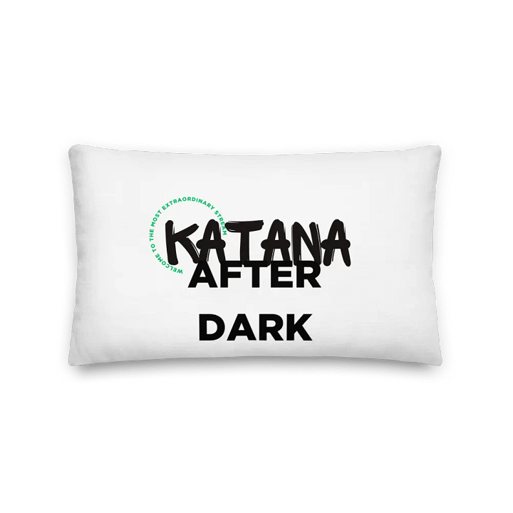 KatanaAfterDark Throw Pillow product image (2)