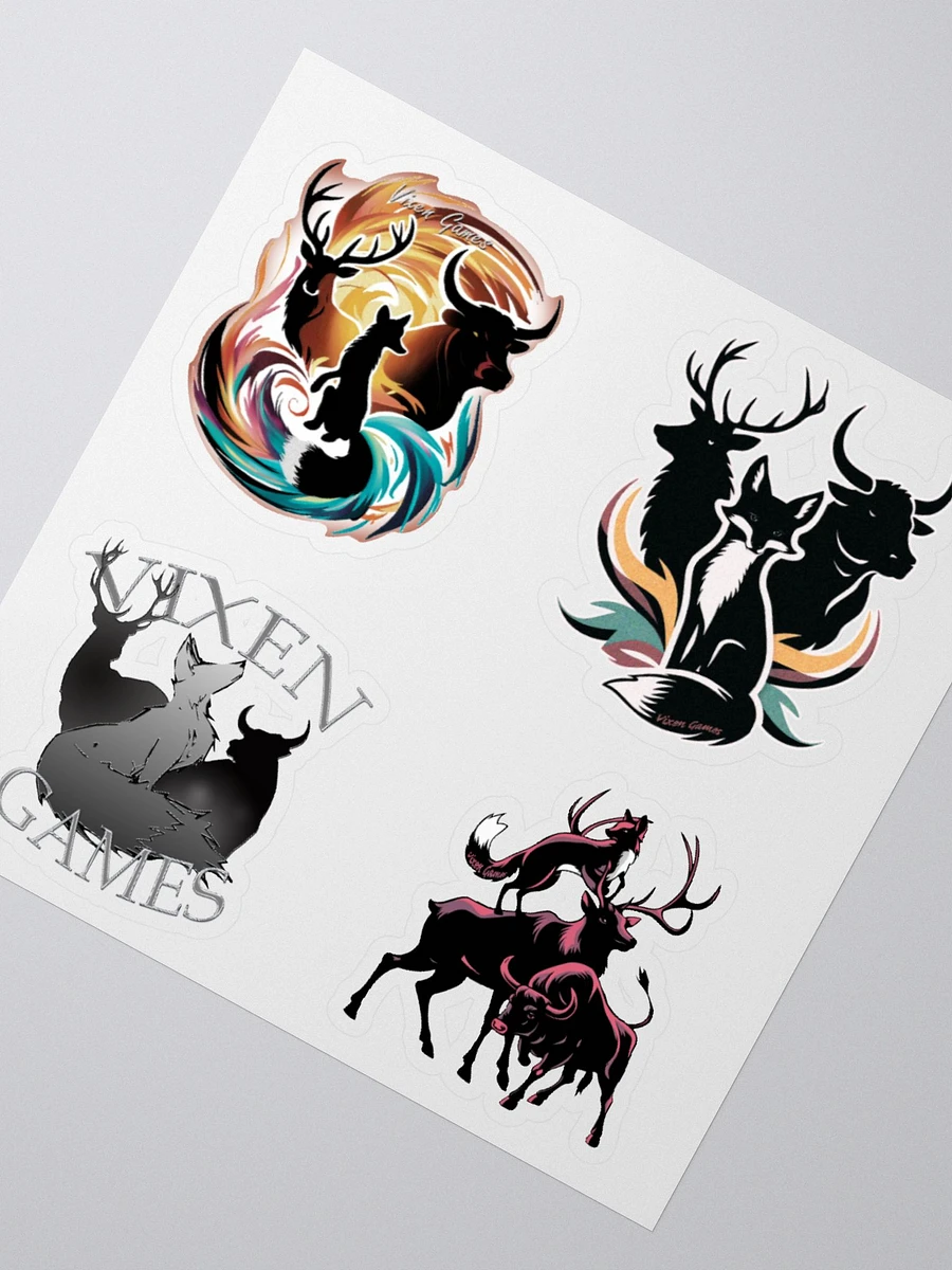 Vixen Games Vixen Stag and Bull Vinyl stickers four design sheet. product image (6)