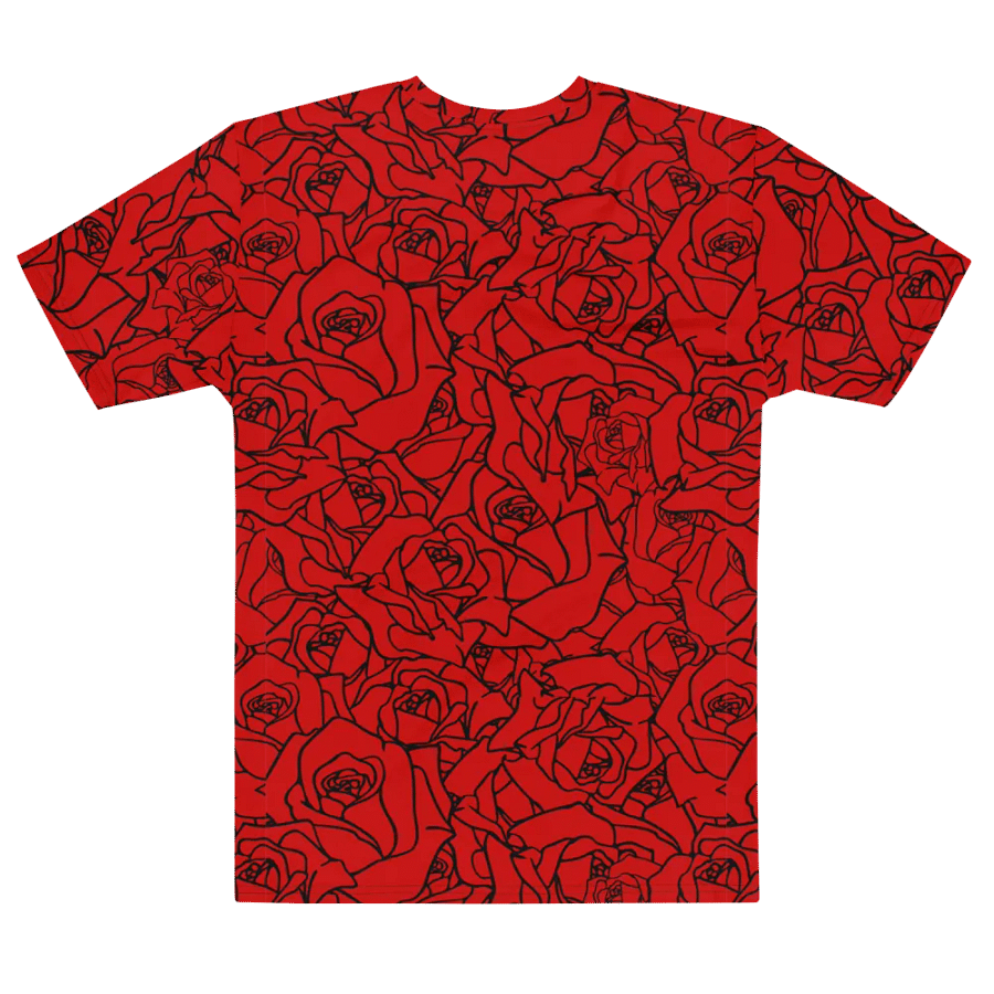 Loads of Roses · red-black crew neck t-shirt product image (7)