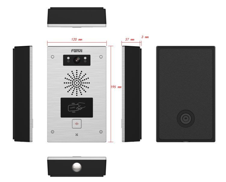 Fanvil I32V All-in-One Doorphone (Access Control, Intercom and Broadcasting) product image (2)