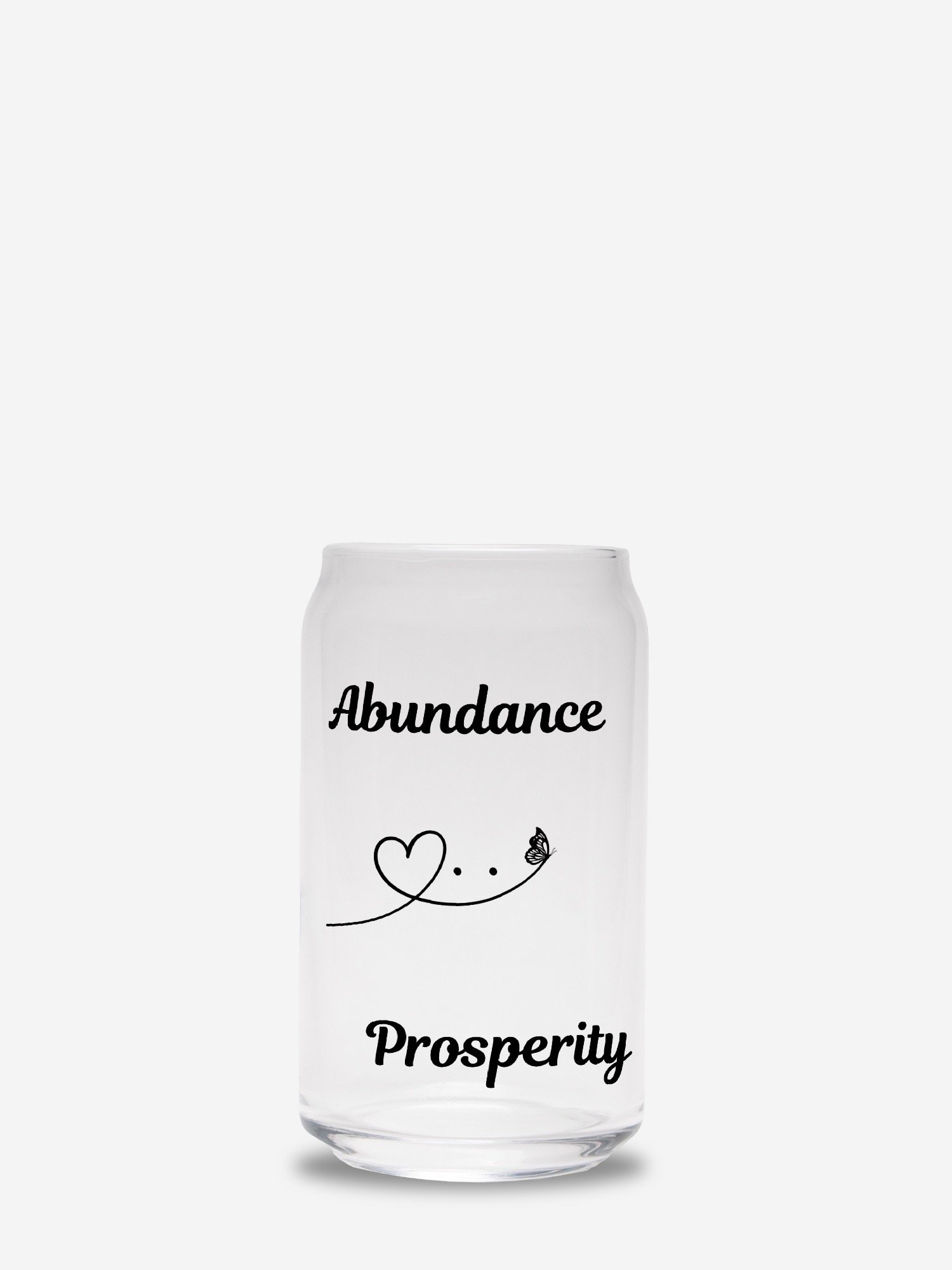Abundance and prosperity wellness glass can product image (5)