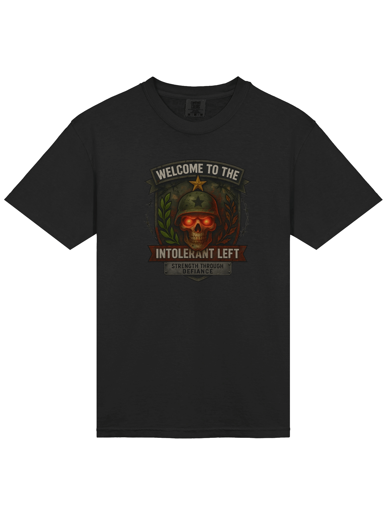 Defiant Skull Military T-Shirt product image (23)