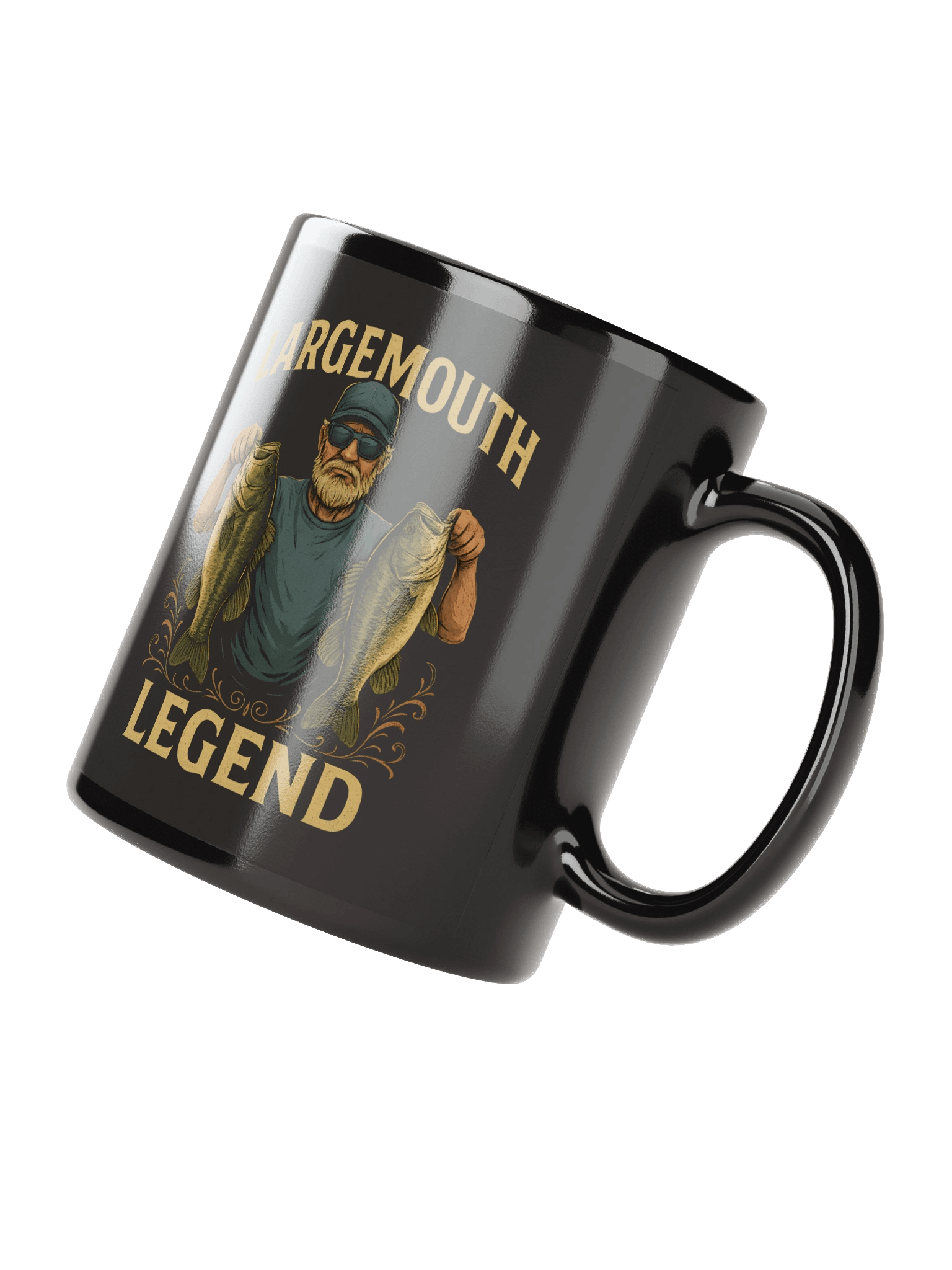 Bass Fishing Coffee Mug – Largemouth Bass Angler Cup for Fishermen product image (3)